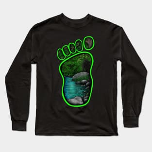 bluff creek bigfoot Long Sleeve T-Shirt